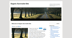 Desktop Screenshot of organicsurvivalistsite.com