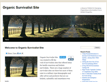 Tablet Screenshot of organicsurvivalistsite.com